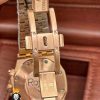 ساعت مچی مردانه اودمار پیگه کرنوگراف رزگلد صفحه ابی AUDEMARS PIGUET ROYAL 4413