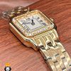 ساعت مچی زنانه کارتیر پنتر رزگلد قاب نگین CARTIER PANTHRE 2531