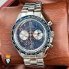 ساعت مچی مردانه امگا اسپید مستر استیل صفحه آبی OMEGA Speedmaster 604