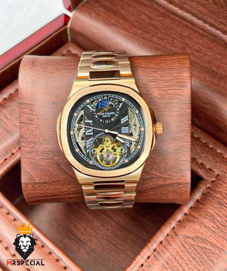 ساعت مچی مردانه پتک فیلیپ ناتیلوس رزگلد اتوماتیک جدید Patek Philippe nautilus 9635