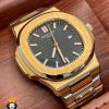 ساعت مچی مردانه پتک فیلیپ ناتیلوس رزگلد صفحه مشکی Patek Philippe nuatilos 9652