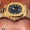ساعت مچی مردانه پتک فیلیپ ناتیلوس رزگلد صفحه مشکی Patek Philippe nuatilos 9652