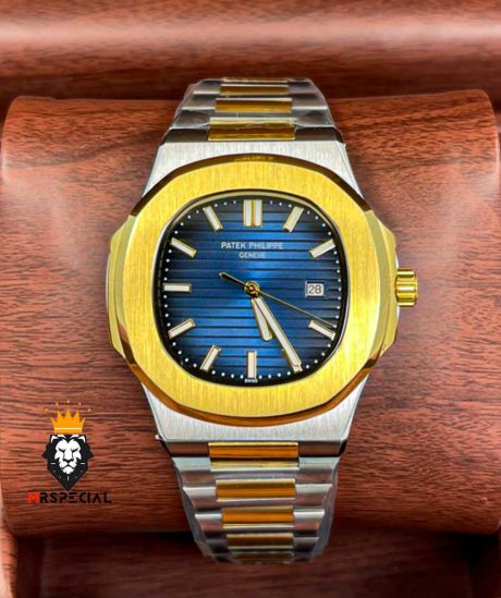 ساعت مچی مردانه پتک فیلیپ ناتیلوس صفحه آبی Patek Philippe nuatilos 9652