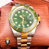 معرفی ساعت مچی مردانه رولکس ساب مارینر صفحه سبز استیل طلاییrolex sub mariner 