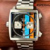 ساعت مچی مردانه تگ هیور مدل موناکو استیل صفحه اسپرت tag heuer monako 8965