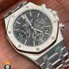 ساعت مچی مردانه اودمار پیگه کرنوگراف استیل صفحه مشکی AUDEMARS PIGUET ROYAL 4416