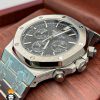 ساعت مچی مردانه اودمار پیگه کرنوگراف استیل صفحه مشکی AUDEMARS PIGUET ROYAL 4416