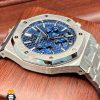 ساعت مچی مردانه اودمار پیگه کرنوگراف استیل صفحه ابی AUDEMARS PIGUET ROYAL 4417