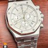 ساعت مچی مردانه اودمار پیگه کرنوگراف استیل صفحه سفید AUDEMARS PIGUET ROYAL 4418