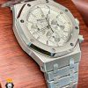 ساعت مچی مردانه اودمار پیگه کرنوگراف استیل صفحه سفید AUDEMARS PIGUET ROYAL 4418