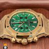 ساعت مچی مردانه اودمار پیگه کرنوگراف رزگلد صفحه سبز AUDEMARS PIGUET ROYAL 4419
