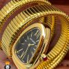 ساعت مچی زنانه بولگاری ماری دستبندی 3 دور طلایی BVLGARI SERPENTI TUBOGAS 2345