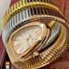 ساعت مچی زنانه بولگاری ماری دستبندی 3 دور3رنگ BVLGARI SERPENTI TUBOGAS 2346