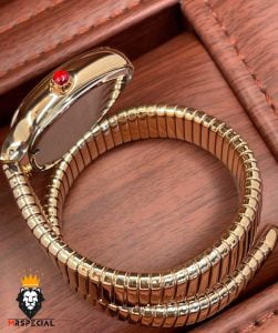 ساعت مچی زنانه بولگاری ماری دستبندی رزگلد BVLGARI SERPENTI TUBOGAS 2349