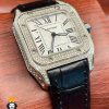 ساعت مچی زنانه کارتیه سانتوس فول نگین Cartier Santos100