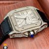 ساعت مچی زنانه کارتیه سانتوس فول نگین Cartier Santos100