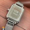 ساعت زنانه دنیل ولینگتون چهارگوش استیل صفحه سفید Daniel Wellington Quadro 422