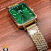 ساعت زنانه دنیل ولینگتون چهارگوش رزگلد صفحه سبز Daniel Wellington Quadro 421