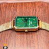 ساعت زنانه دنیل ولینگتون چهارگوش رزگلد صفحه سبز Daniel Wellington Quadro 421