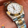 ساعت مچی زنانه رولکس دیت جاست اتوماتیک استیل رزگلد صفحه سفید 5809 ROLEX DATEJUST