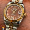 ساعت مچی زنانه رولکس دیت جاست اتوماتیک استیل رزگلد صفحه شکلاتی 5808 ROLEX DATEJUST