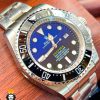 ساعت مچی مردانه رولکس ساب مارینر دیپسی اتوماتیک صفحه ابی مشکی 6606 Rolex Sub mariner