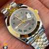 ساعت مچی مردانه رولکس مدل دیت جاست ویمبلدون اتوماتیک استیل دو رنگ طلایی 5787 Rolex DATE JUST WIMBELDON