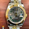 ساعت مچی مردانه رولکس مدل دیت جاست ویمبلدون اتوماتیک استیل دو رنگ طلایی 5787 Rolex DATE JUST WIMBELDON