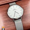 ساعت زنانه دنیل ولینگتون استیل بند حصیری صفحه سفید Daniel Wellington DW33GL