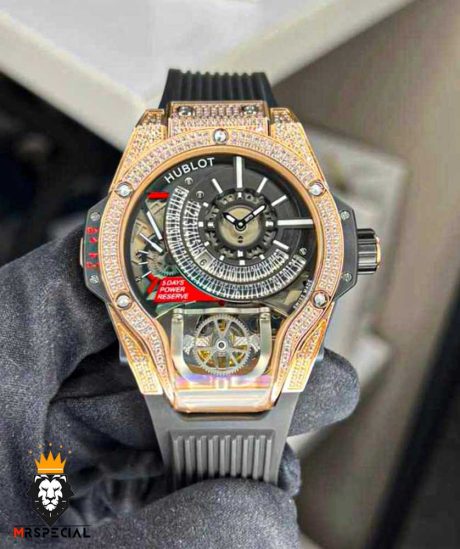 ساعت مچی مردانه هابلوت 0067 HUBLOT Tourbillon Diamonds