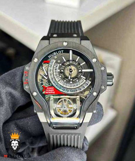 ساعت مچی مردانه هابلوت 0070 HUBLOT Tourbillon big bang