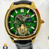 ساعت مچی مردانه کارتیر چرم اتومات CARTIER 0814