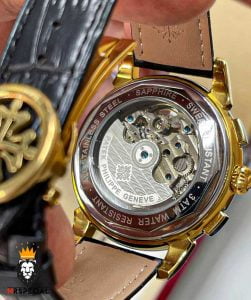 ساعت مچی مردانه پتک فیلیپ چرمی طلایی Patek Philippe 0897