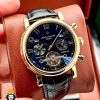 ساعت مچی مردانه پتک فیلیپ چرمی طلایی Patek Philippe 0897