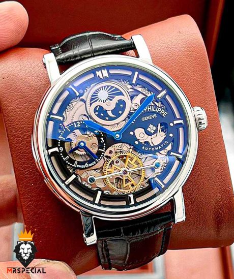 ساعت مچی مردانه پتک فیلیپ چرمی رزگلد Patek Philippe 0893