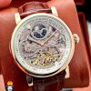 ساعت مچی مردانه پتک فیلیپ چرمی رزگلد Patek Philippe 0890