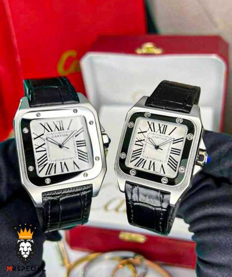 ساعت مچی ست مردانه و زنانه کارتیر سانتوس CARTIER SANTOS100 0871