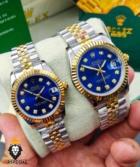 ساعت مچی ست مردانه و زنانه رولکس دیت جاست 0921 ROLEX DATEJUST