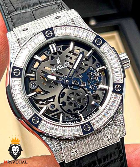 ساعت مچی مردانه هابلوت اتومات فول نگین HUBLOT big bang 0951