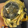 ساعت مچی مردانه هابلوت کهکشانی مشکی HUBLOT Sang Bleu 0934