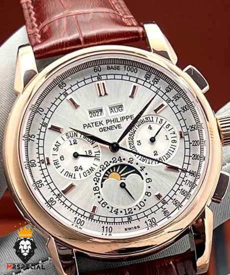 ساعت مچی مردانه پتک فیلیپ چرمی اتومات رزگلد Patek Philippe 0994