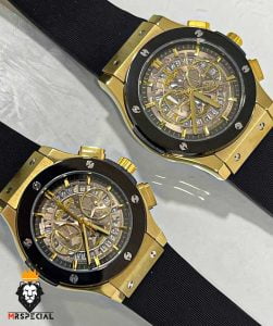 ساعت مچی ست مردانه و زنانه هابلوت کرنوگراف 0966 HUBLOT BIG BANG