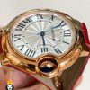 ساعت مچی زنانه کارتیر بالن بلو چرم رزگلد 01075 Cartier Ballon Bleu