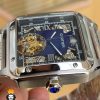 ساعت مچی مردانه کارتیر سانتوس استیل اتومات CARTIER 01079