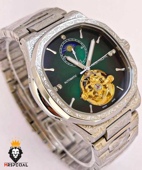 ساعت مچی مردانه پتک فیلیپ ناتیلوس اتومات حکاکی Patek Philippe NUATILOS 01063