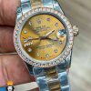 ساعت مچی زنانه رولکس مدل دیت جاست اتوماتیک 01067 ROLEX DATEJUST DIAMOND