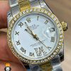 ساعت مچی زنانه رولکس مدل دیت جاست اتوماتیک 01066 ROLEX DATEJUST DIAMOND