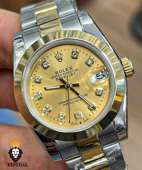 ساعت مچی زنانه رولکس مدل دیت جاست اتوماتیک 01069 ROLEX DATEJUST