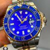 ساعت مچی مردانه رولکس ساب مارینر صفحه ابی استیل دو رنگرزگلد 01027 Rolex Sub mariner