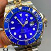 ساعت مچی مردانه رولکس ساب مارینر صفحه ابی استیل دو رنگرزگلد 01027 Rolex Sub mariner